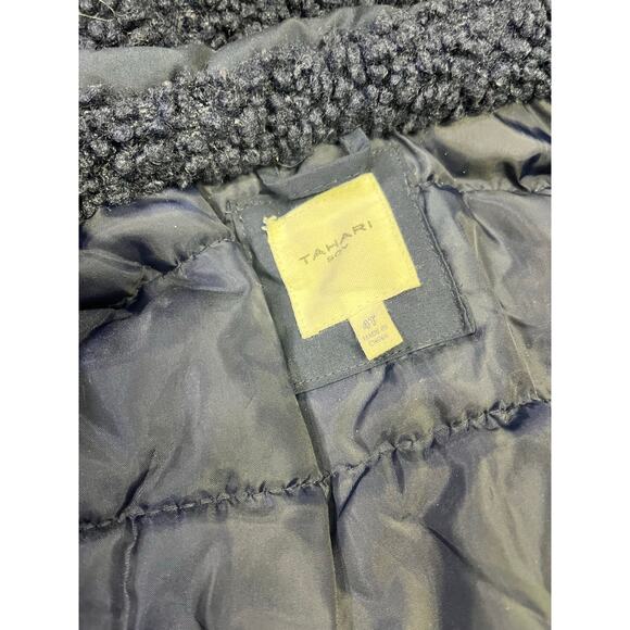 🌟3 for $35🌟 Tahari Boys Navy Parka Winter Coat, Navy Jacket Size 4T‎ Hooded - Picture 9 of 12
